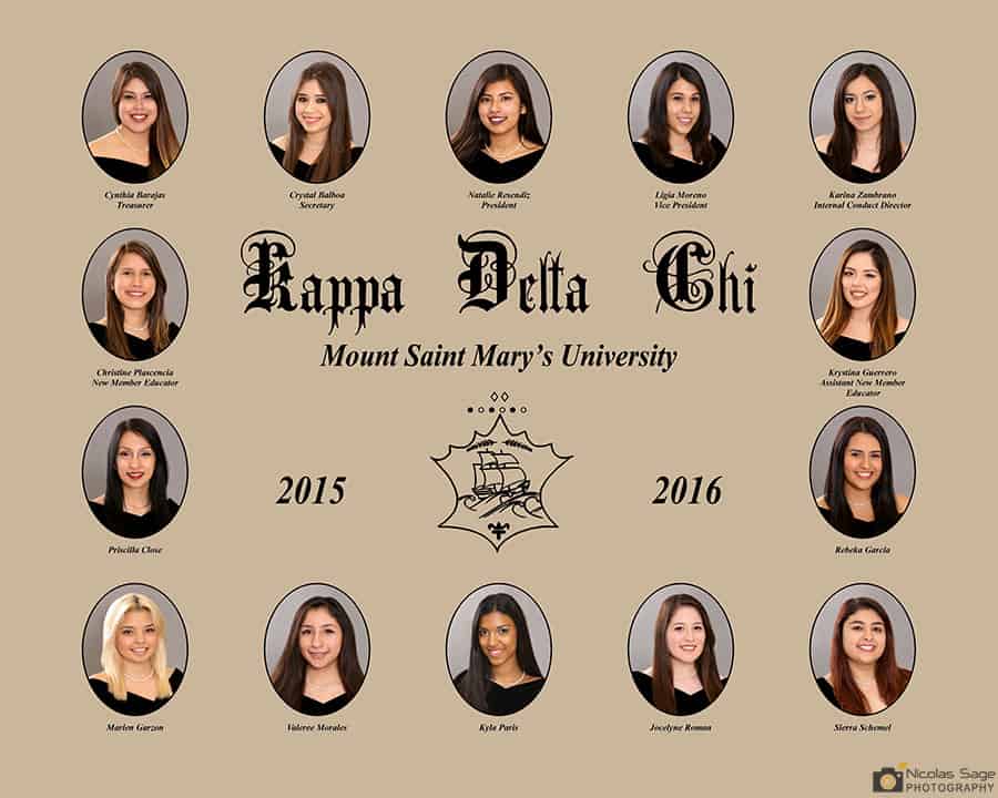 Sorority and Fraternity Composite Photography in Los Angeles