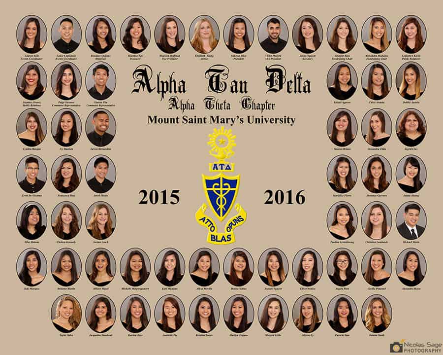 Sorority Fraternity Composite Photography in Los Angeles
