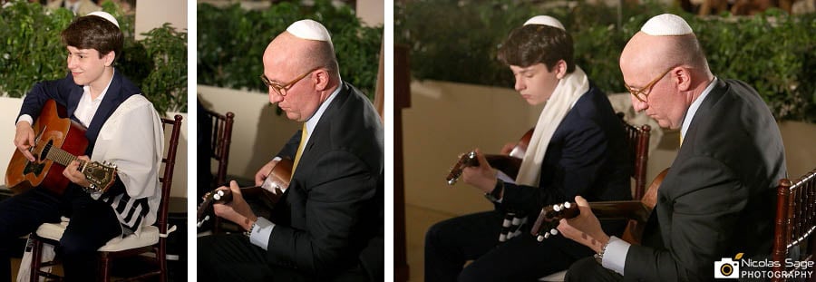 Father and son bar mitzvah